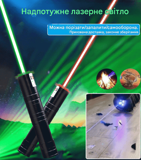 Потужний лазер